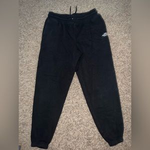 North face black sweatpants (size small)